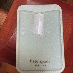 💖 Kate Spade Sparkling White Card Holder
